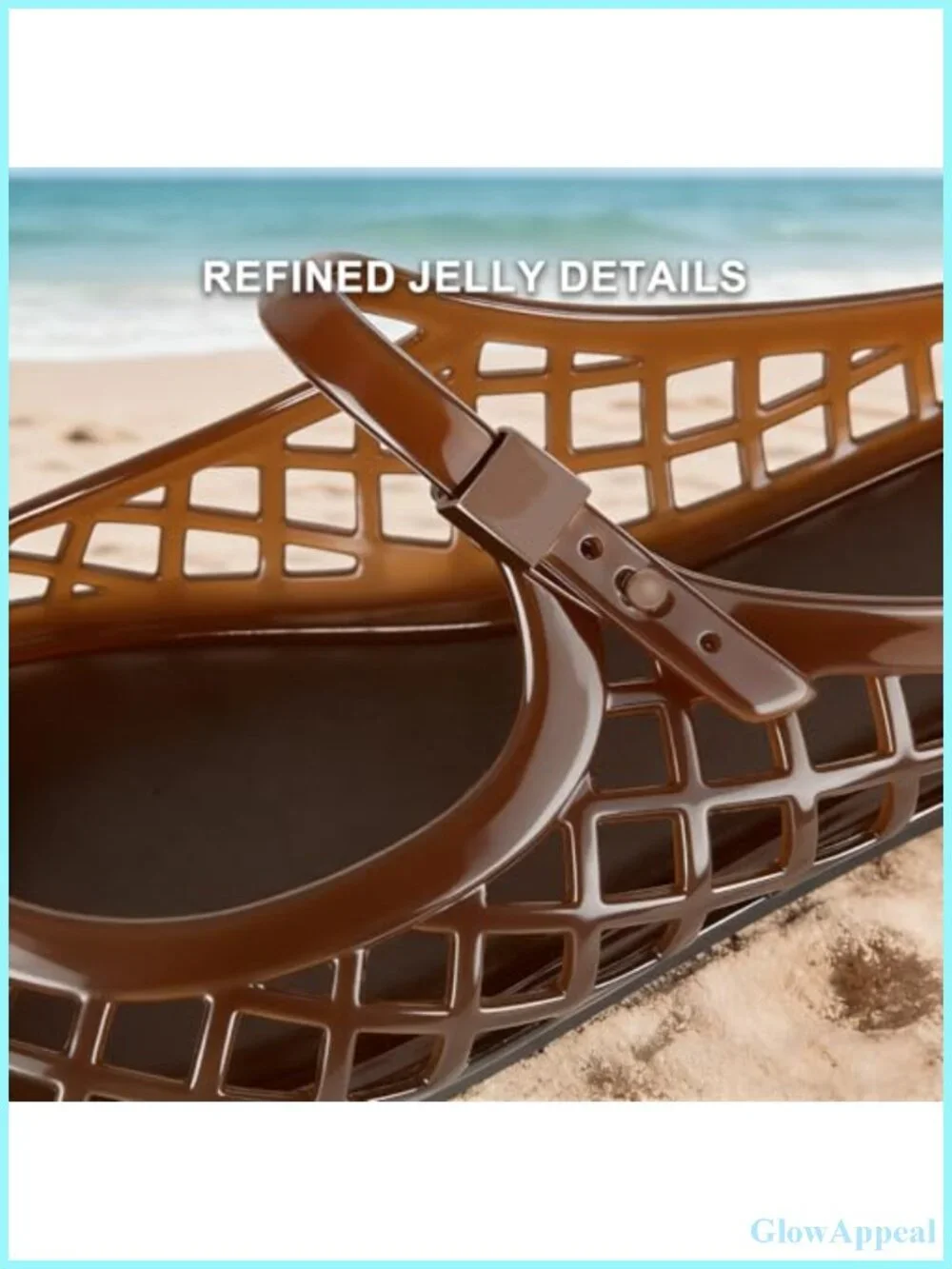 Women's Clear Jelly Slide Sandals Closed Toe Water-Friendly Summer Beach Shoes